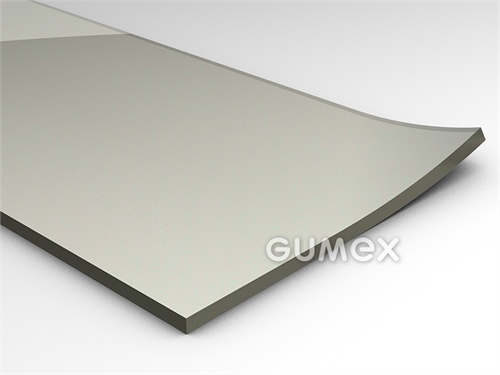 Silikonová pryž kSil GP60, tloušťka 0,5mm, šíře 1200mm, FDA, 60°ShA, -60°C/+230°C, transparentní